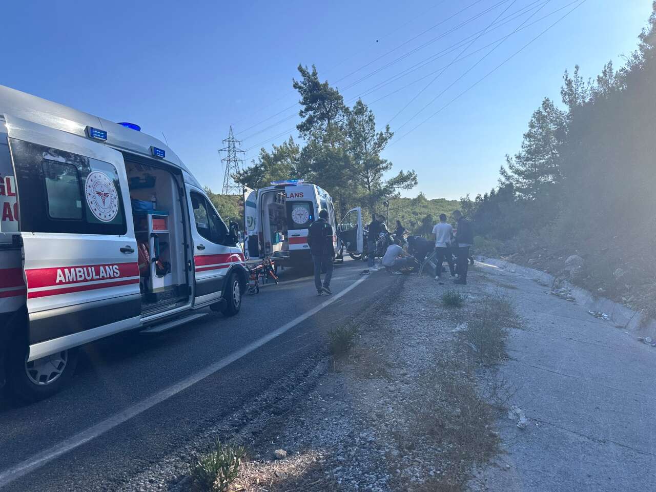 Muğla Sakar Geçidinde Kaza, Yaralılar Var 2